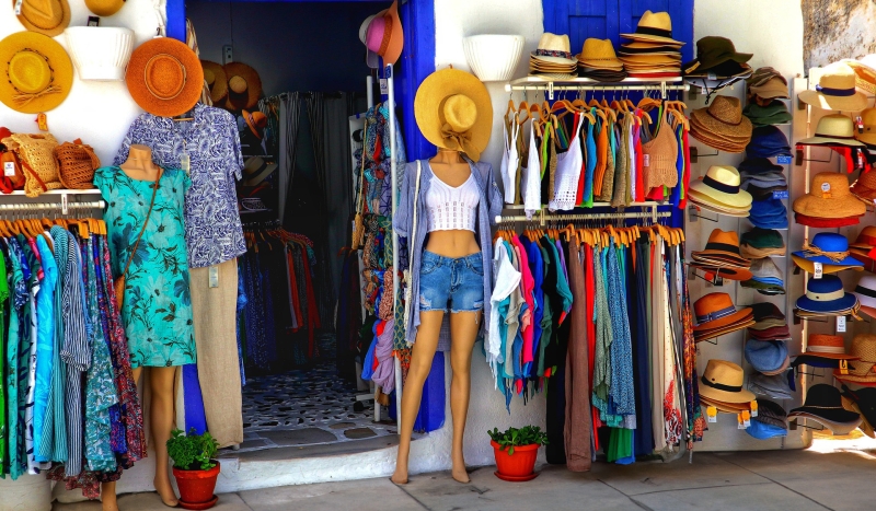 Ropa en un Boutique Ropa en un Boutique