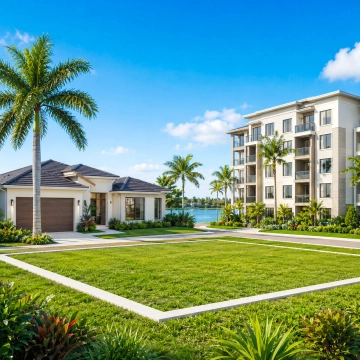 Experience Across a Range of Real Estate Needs Southwest Florida residential properties including a single-family home, vacant lot, and condominium building